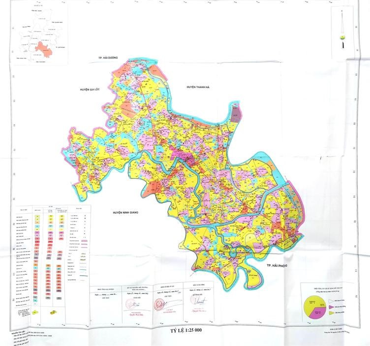 Bản đồ quy hoạch huyện Tứ Kỳ