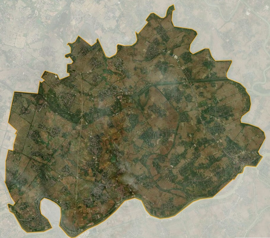 Bản đồ vệ tinh huyện Ninh Giang