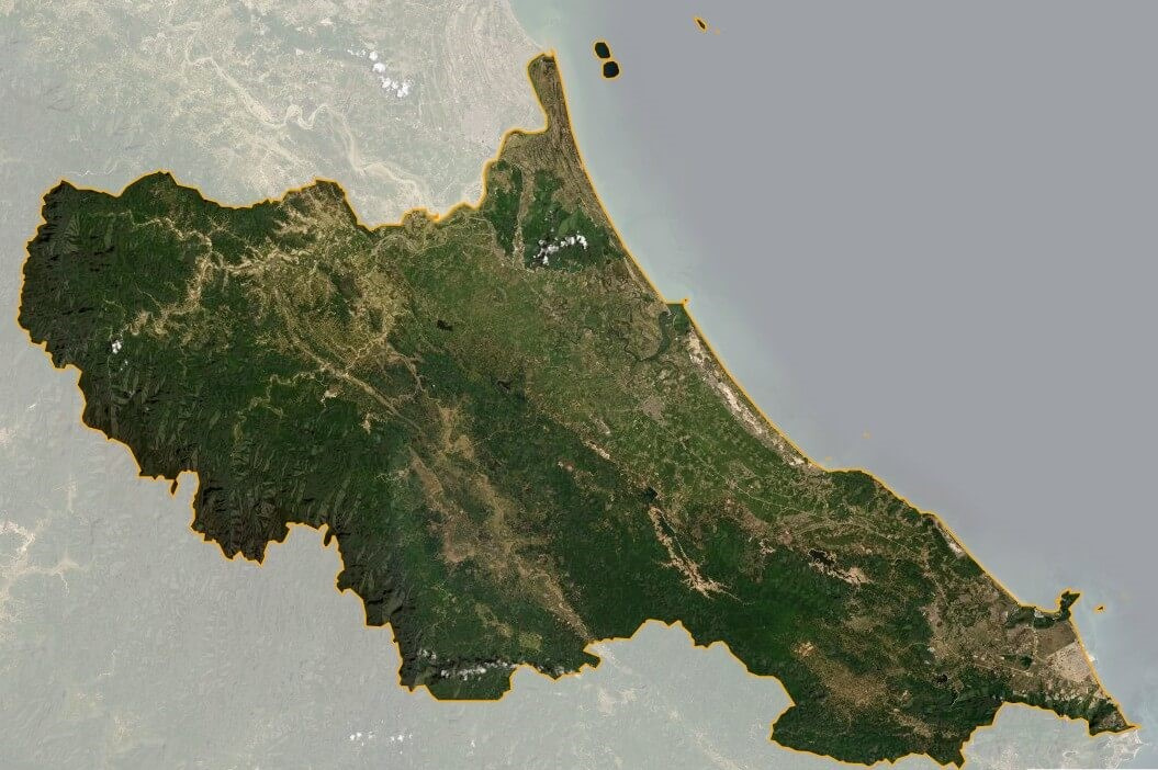 Bản đồ vệ tinh tỉnh Hà Tĩnh