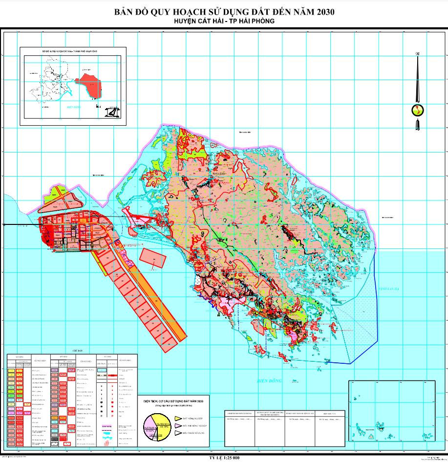 Bản đồ quy hoạch huyện Cát Hải