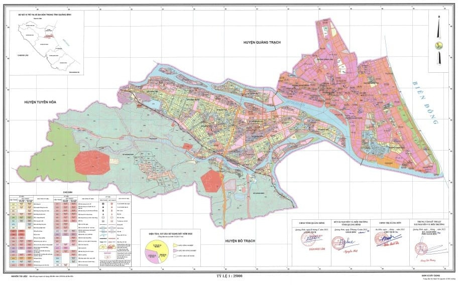 Bản đồ quy hoạch thị xã Ba Đồn