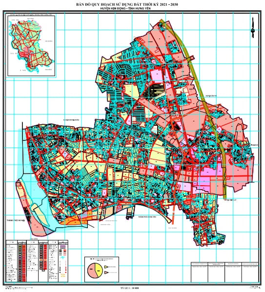 Bản đồ quy hoạch huyện Kim Động