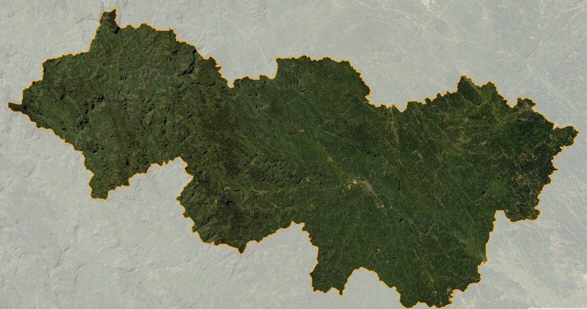 Bản đồ vệ tinh tỉnh Cao Bằng