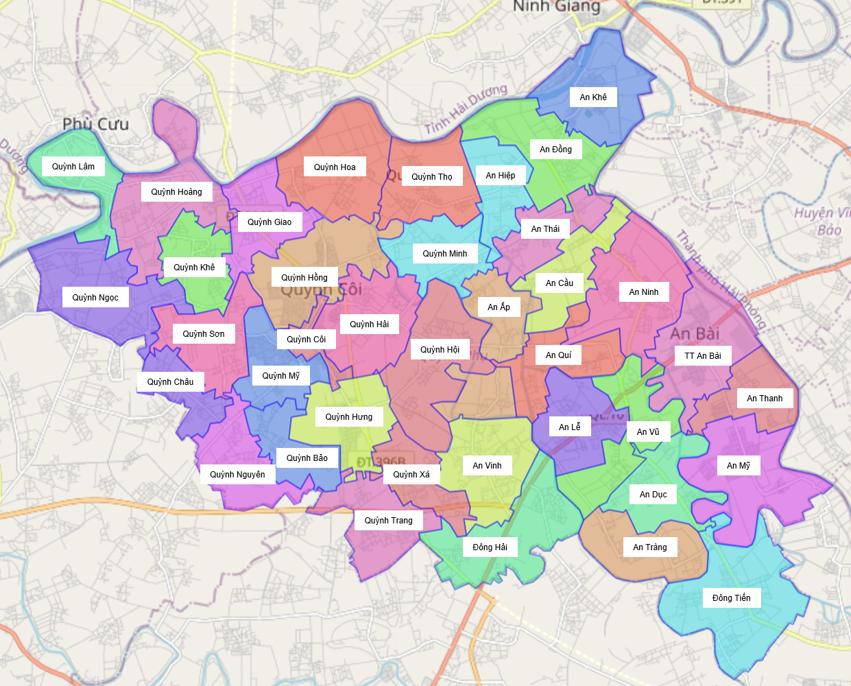 Bản đồ quy hoạch Huyện Quỳnh Phụ, Thái Bình|Kế hoạch sử dụng đất – Meey Map