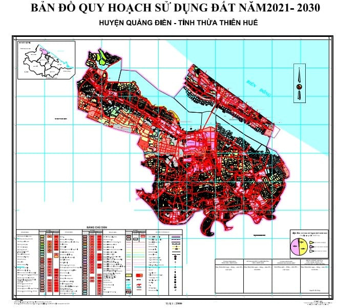 Bản đồ quy hoạch huyện Quảng Điền