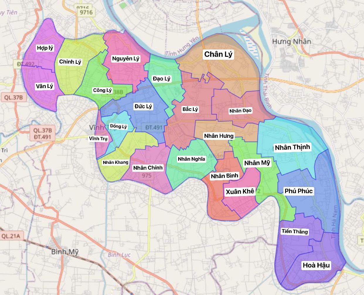 Bản đồ Huyện Lý Nhân đầy màu sắc và chi tiết, phản ánh rõ nét tình hình phát triển kinh tế xã hội khu vực này. Hãy tham quan hình ảnh để có cái nhìn sâu sắc hơn về địa phương này.