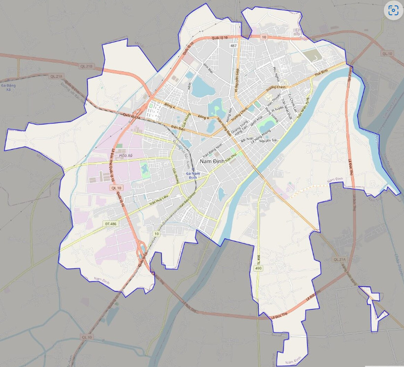 Bản đồ giao thông TP Nam Định