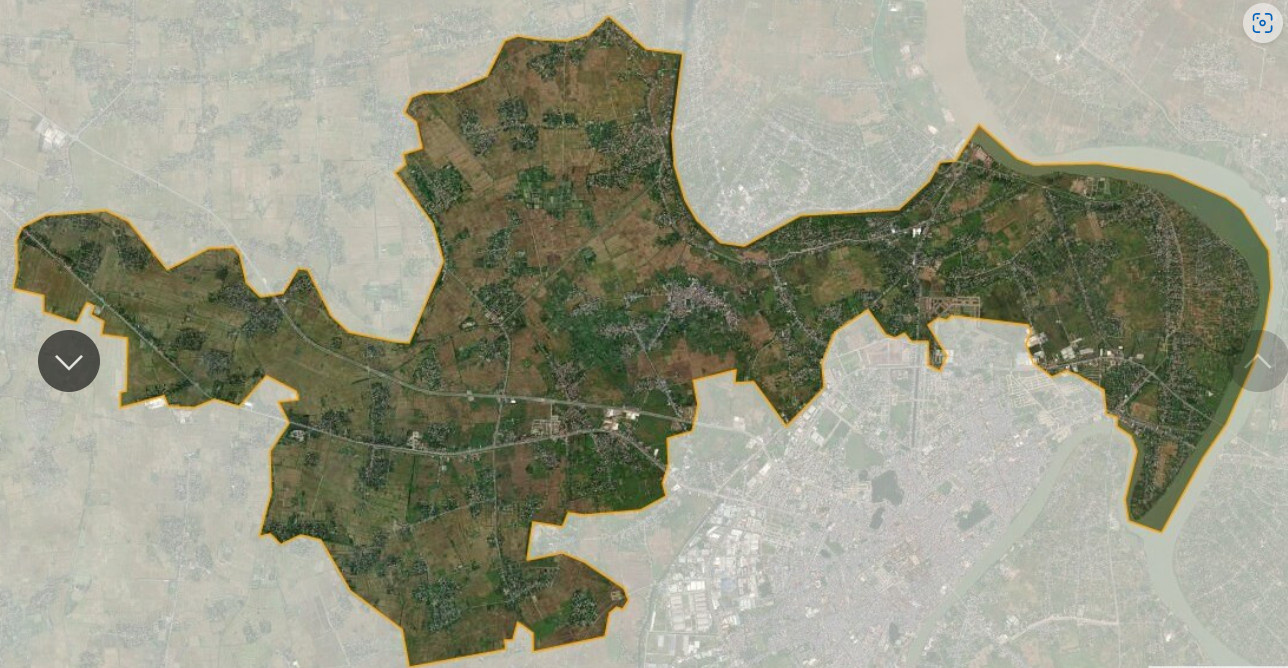 Bản đồ vệ tinh huyện Mỹ Lộc