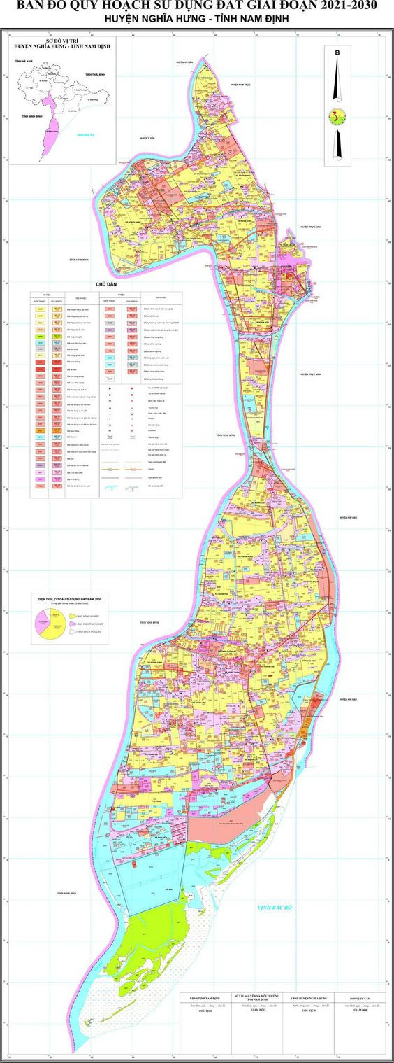 bản đồ quy hoạch huyện Nghĩa Hưng