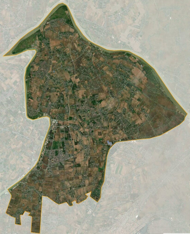 Bản đồ vệ tinh huyện Xuân Trường