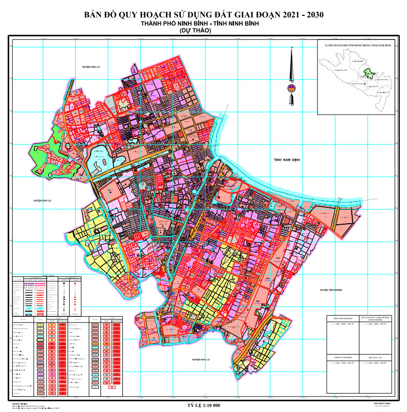 Bản đồ quy hoạch thành phố Ninh Bình