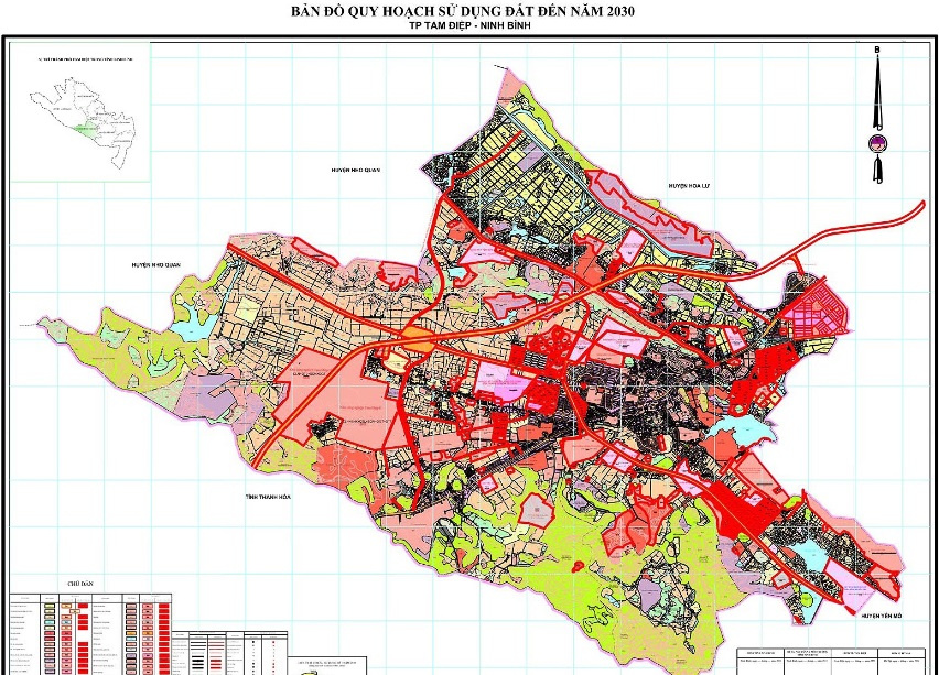 Bản đồ quy hoạch thành phố Tam Điệp