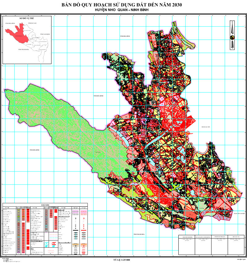 Bản đồ quy hoạch huyện Quán Nho