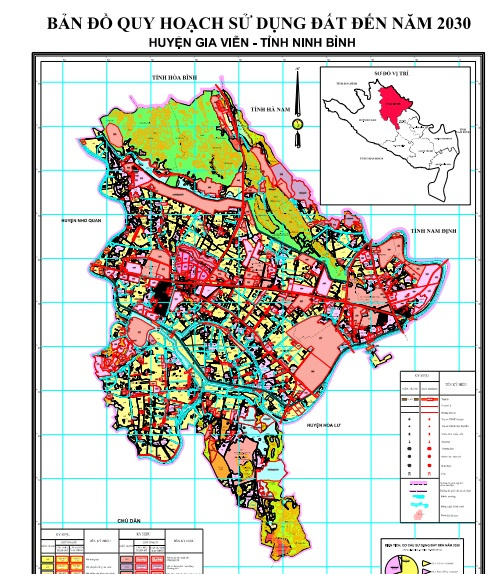 Bản đồ quy hoạch huyện Gia Viễn