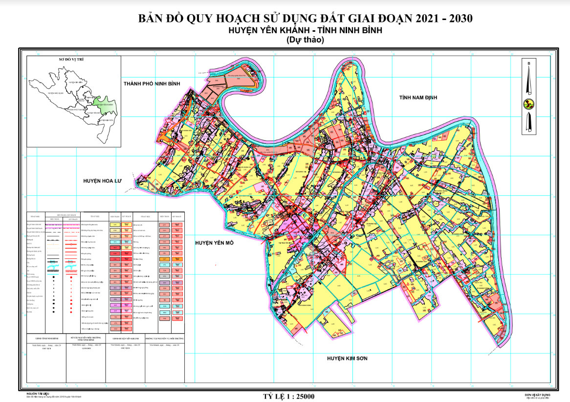 Bản đồ quy hoạch huyện Yên Khánh