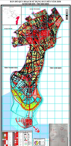 Bản đồ quy hoạch huyện Kim Sơn