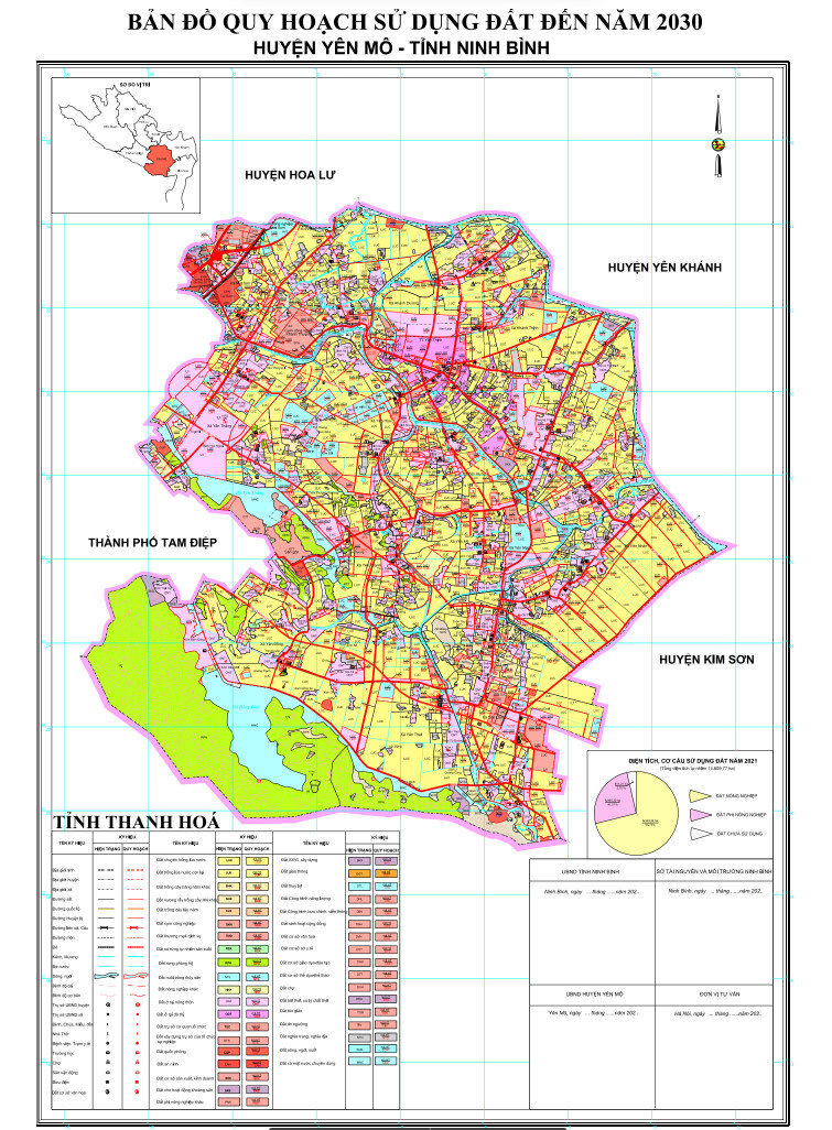 Bản đồ quy hoạch huyện Yên Mô