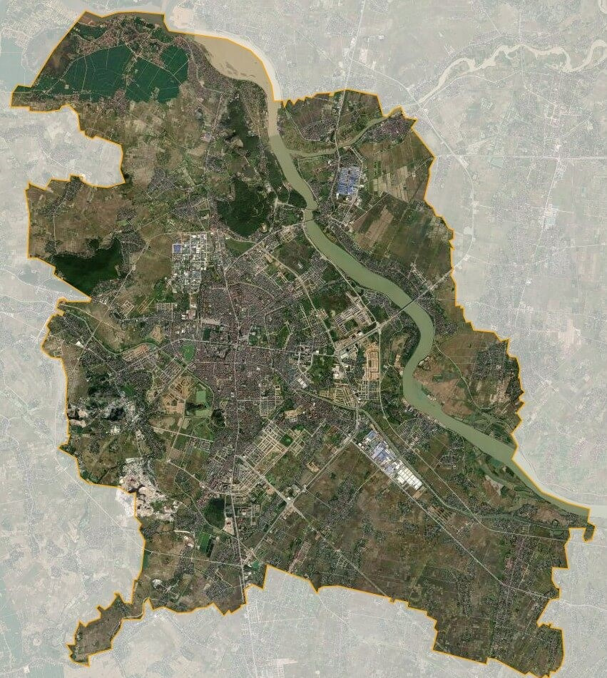 Bản đồ vệ tinh thành phố Thanh Hóa