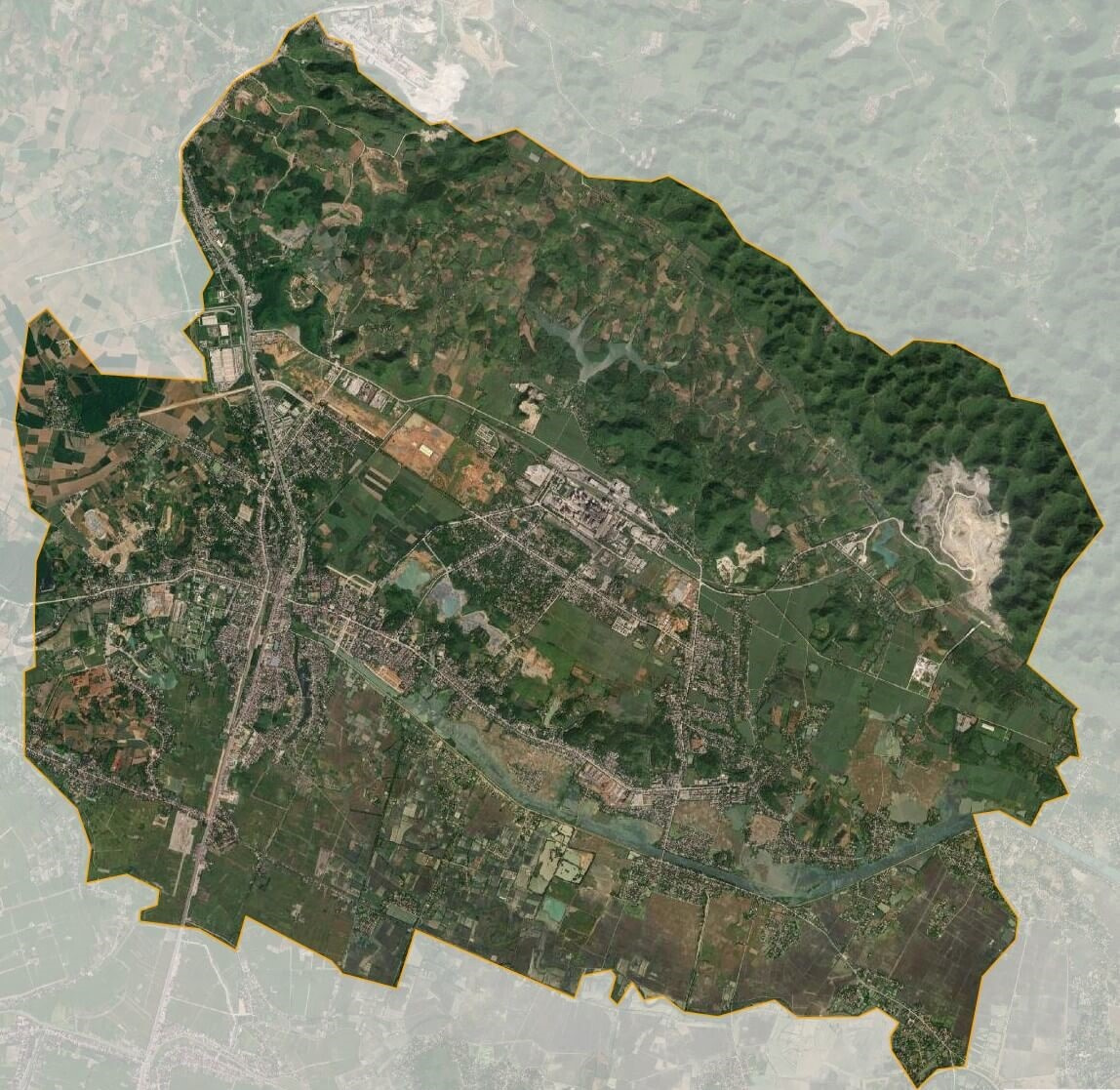 Bản đồ vệ tinh thị xã Bỉm Sơn