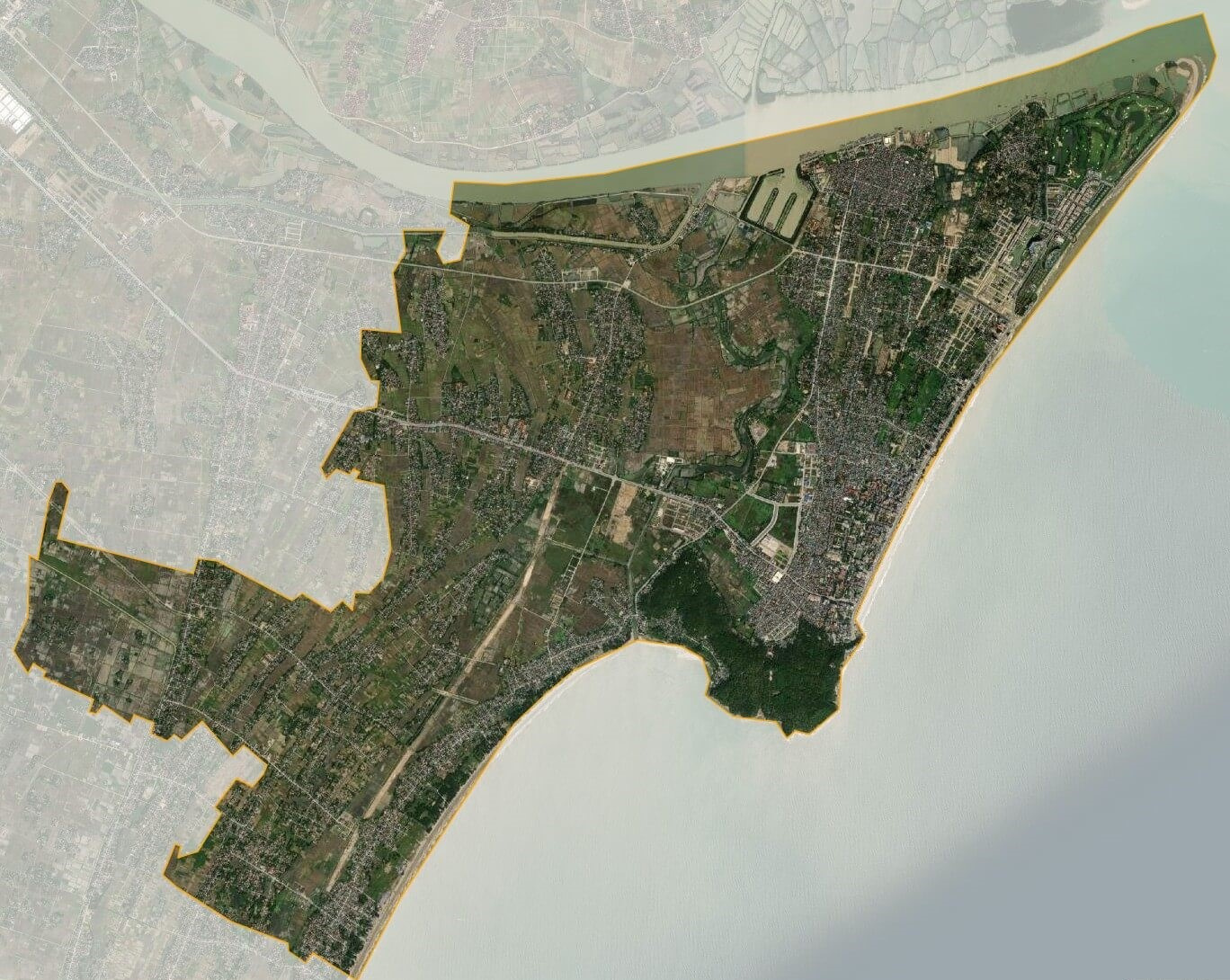 Bản đồ vệ tinh thành phố Sầm Sơn