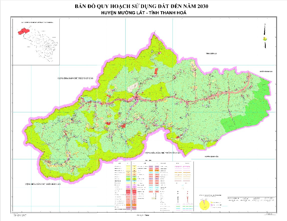 Bản đồ quy hoạch huyện Mường Lát