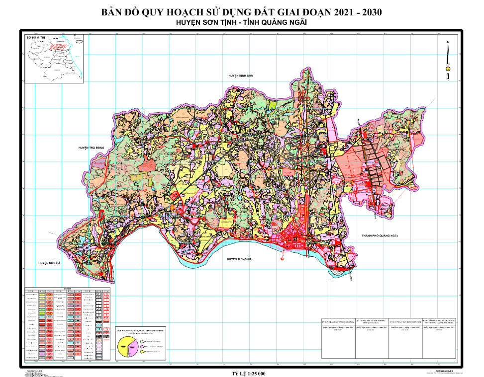 Bản đồ quy hoạch huyện Sơn Tịnh
