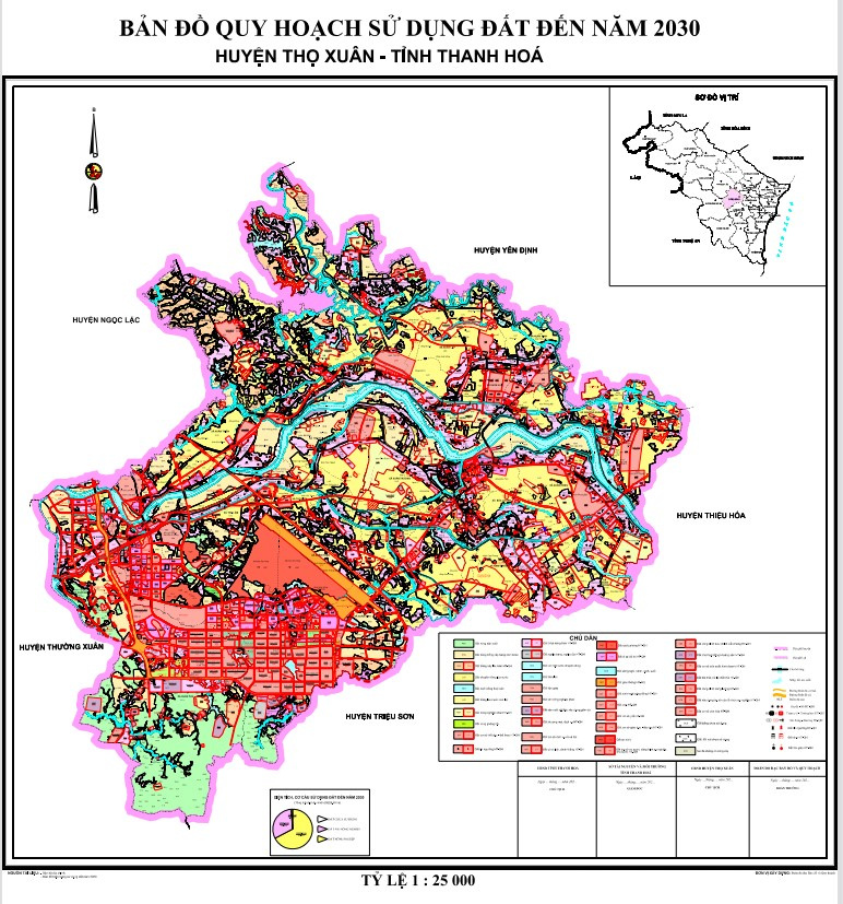 Bản đồ quy hoạch huyện Thọ Xuân