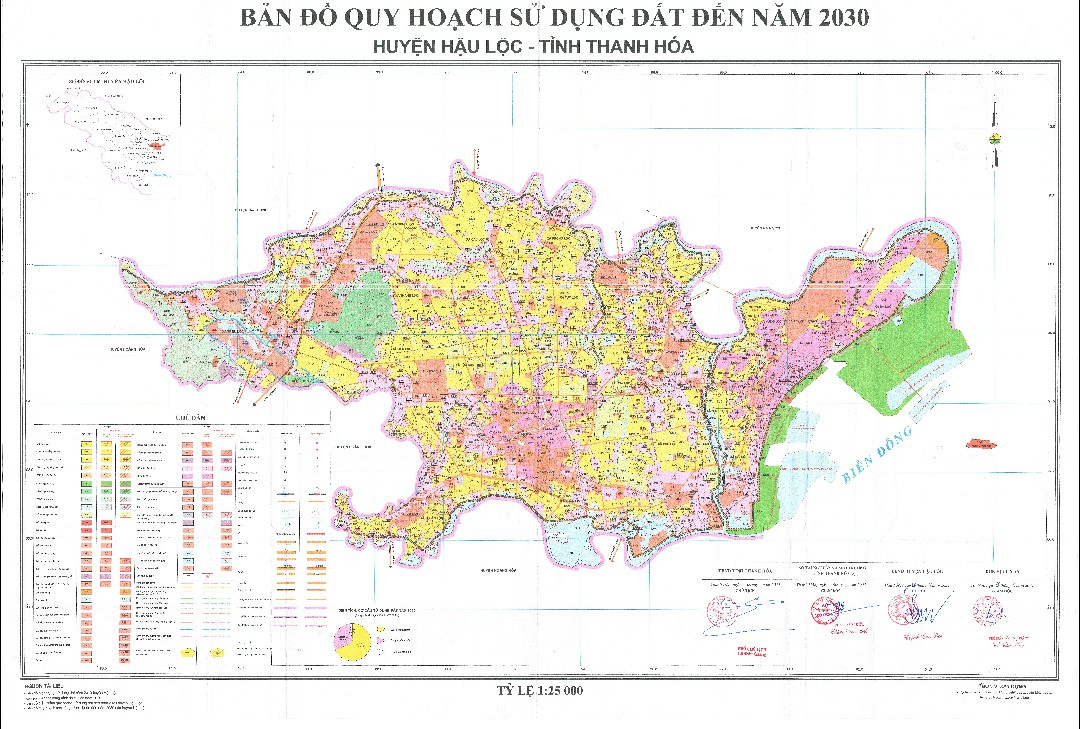 Bản đồ quy hoạch huyện Hậu Lộc