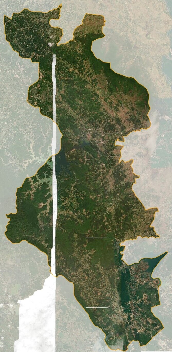 Bản đồ vệ tinh huyện Như Thanh