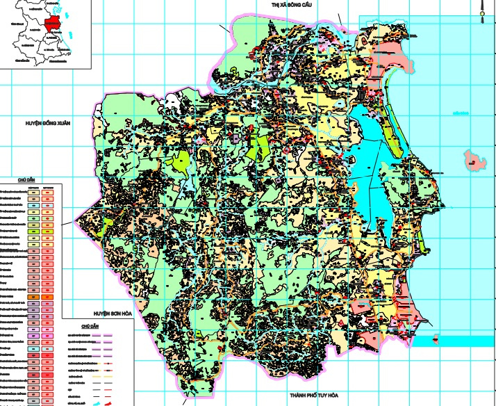 Bản đồ quy hoạch huyện Tuy An