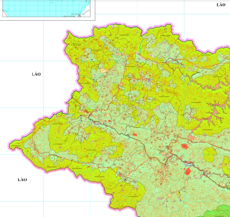 Bản đồ quy hoạch huyện Kỳ Sơn
