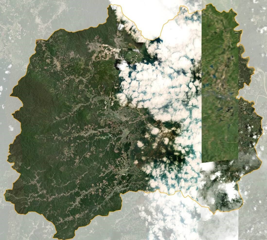 Bản đồ vệ tinh huyện Quỳ Hợp