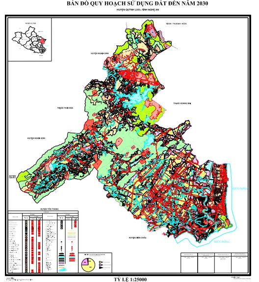 Bản đồ quy hoạch huyện Quỳnh Lưu