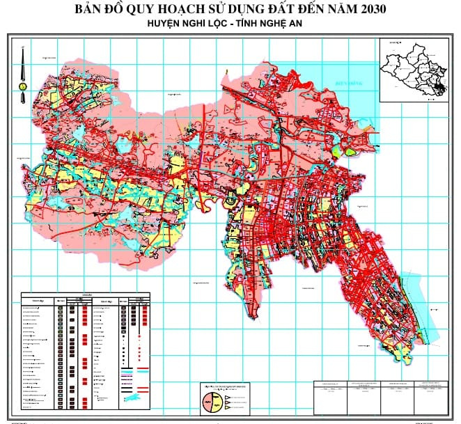 Bản đồ quy hoạch huyện Nghi Lộc