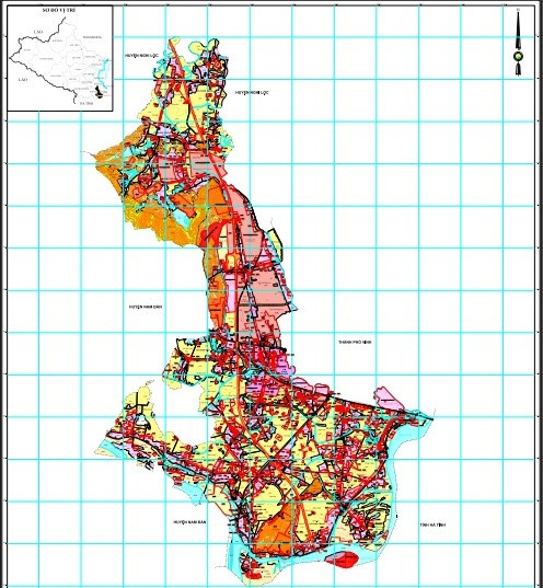 Bản đồ quy hoạch huyện Hưng Nguyên