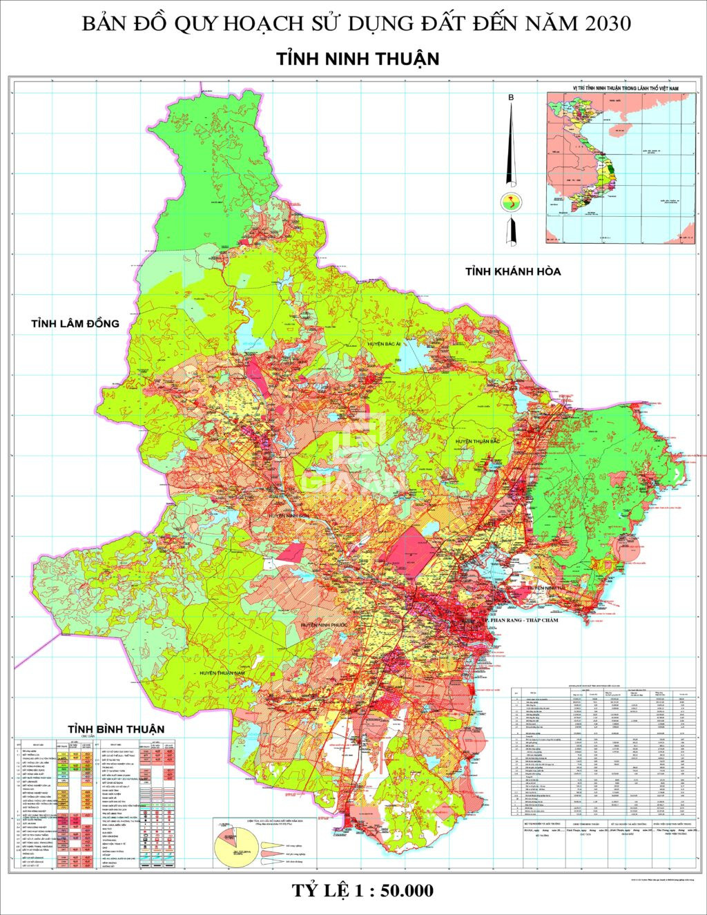 Bản đồ quy hoạch tỉnh Ninh Thuận