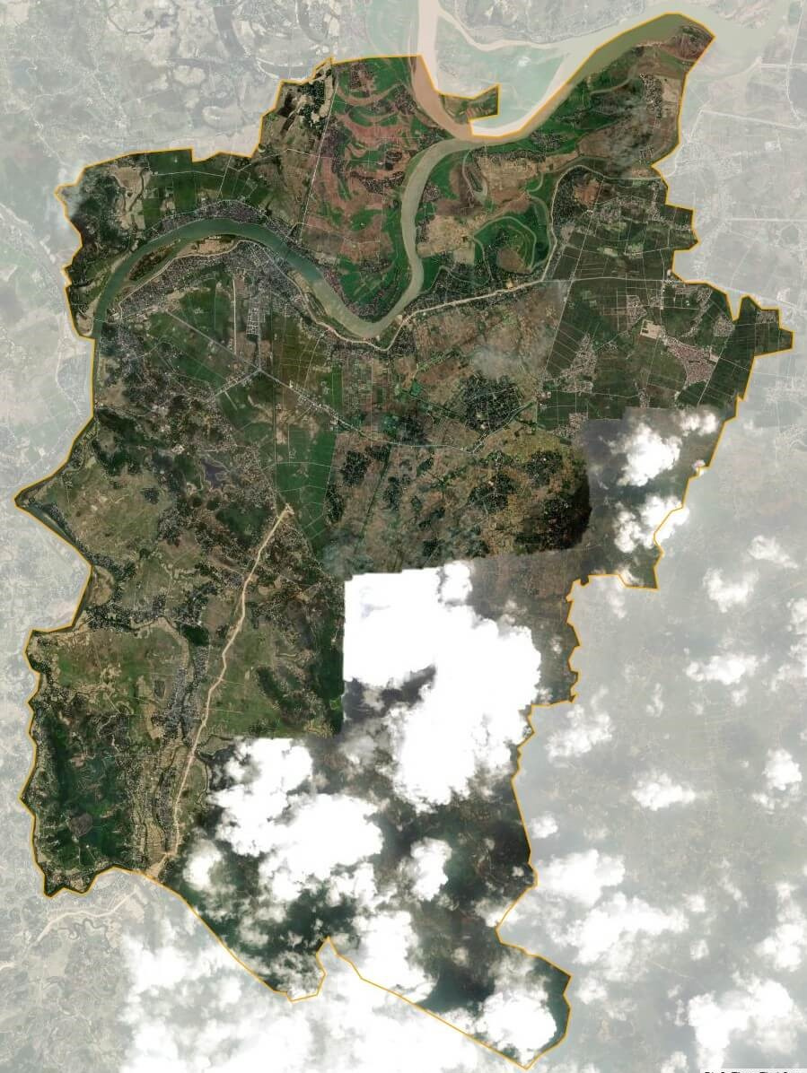 Bản đồ vệ tinh huyện Đức Thọ