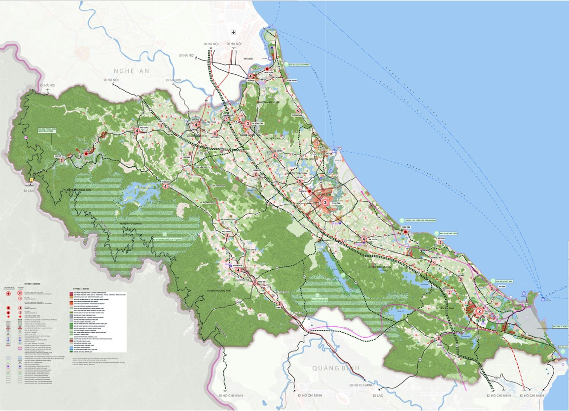 Bản đồ quy hoạch huyện Vũ Quang