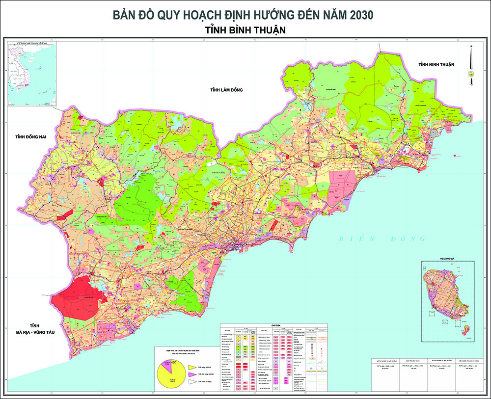Bản đồ quy hoạch tỉnh Bình Thuận