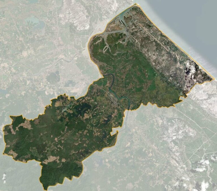  Bản đồ vệ tinh huyện Triệu Phong
