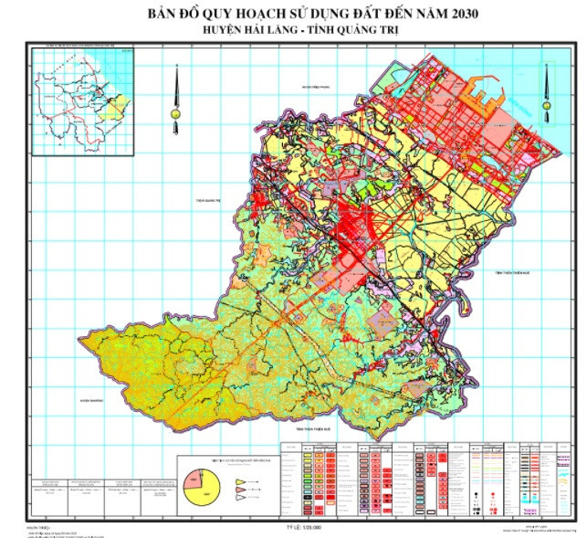 Bản đồ quy hoạch huyện Hải Lăng