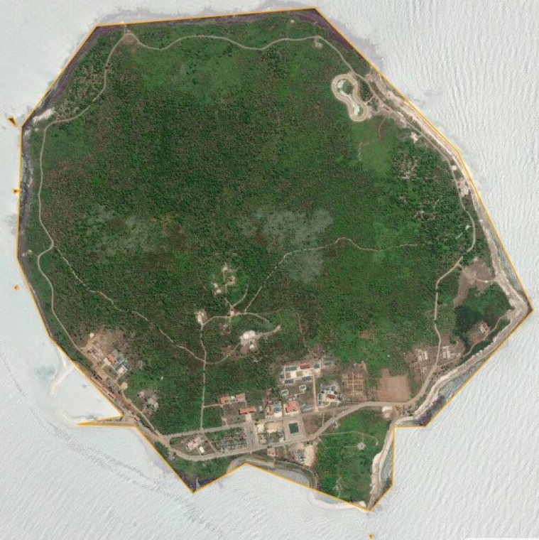 Bản đồ vệ tinh huyện Cồn Cỏ