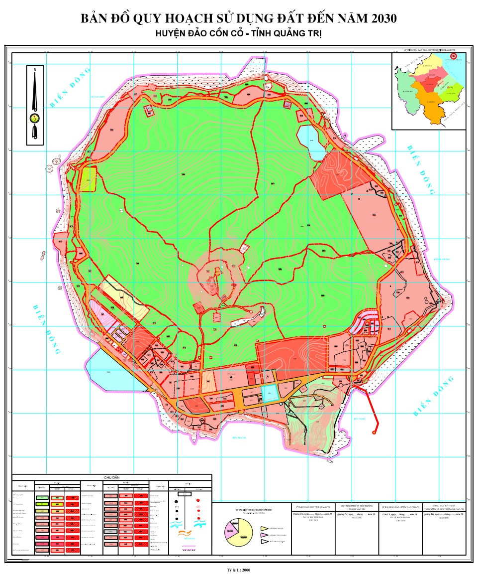 Bản đồ quy hoạch huyện Cồn Cỏ