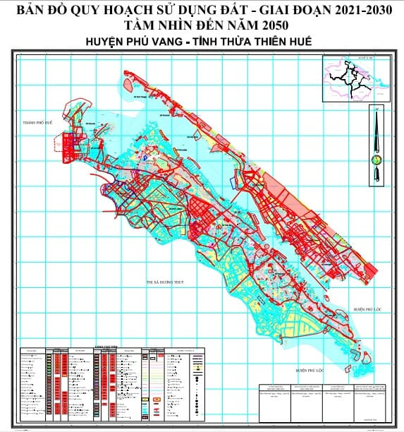 Bản đồ quy hoạch huyện Phú Vang