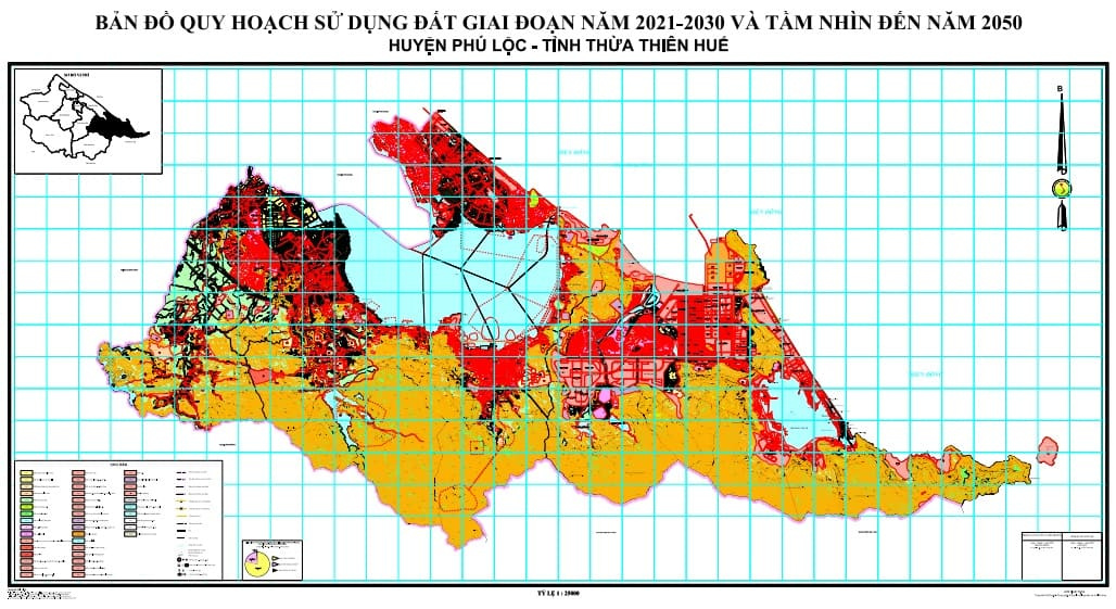 Bản đồ quy hoạch huyện Phú Lộc