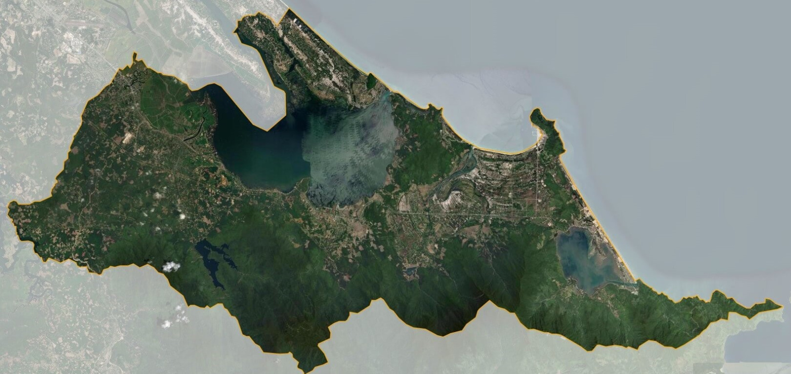 Bản đồ vệ tinh huyện Phú Lộc