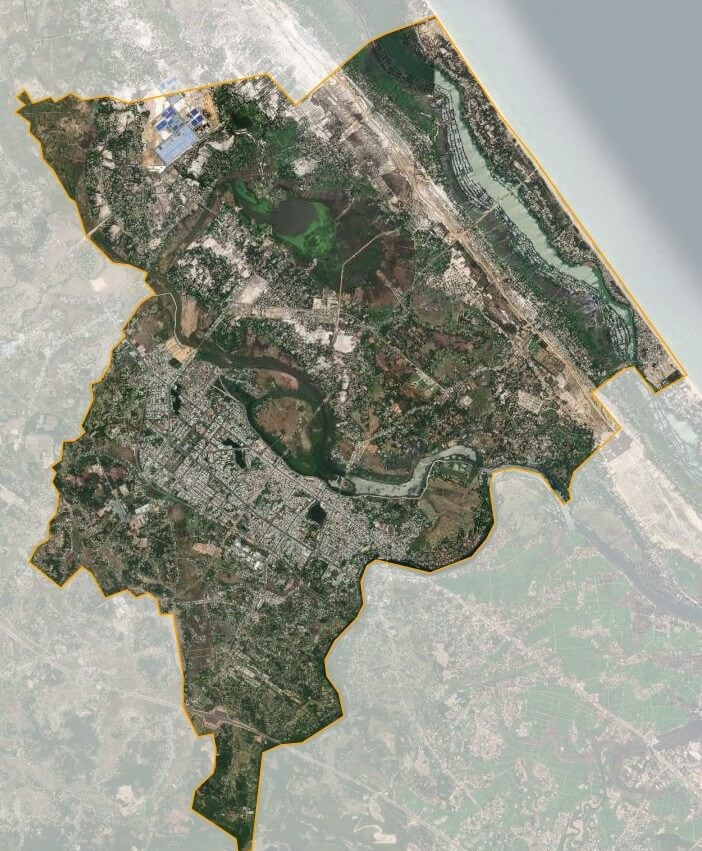 Bản đồ vệ tinh Thành phố Tam Kỳ
