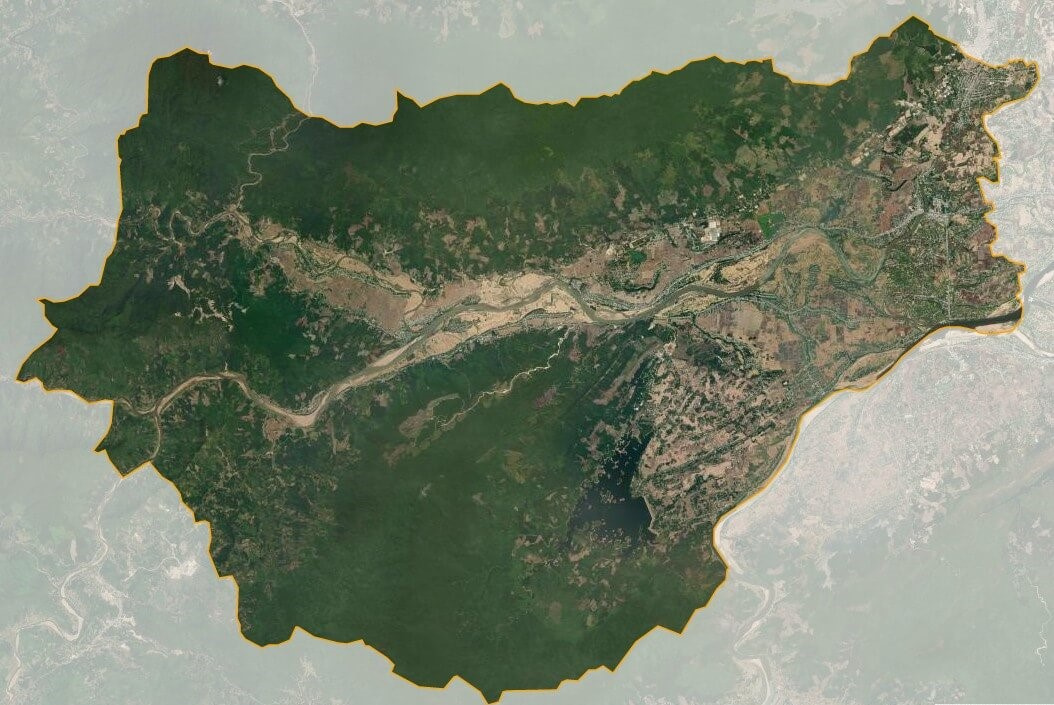 Bản đồ vệ tinh huyện Đại Lộc