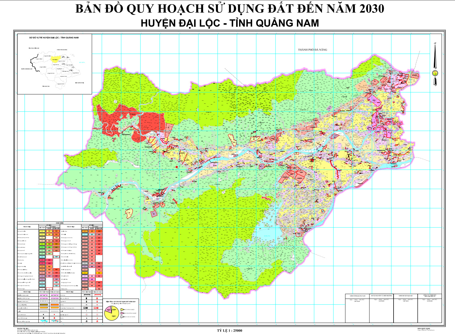 Bản đồ quy hoạch huyện Đại Lộc