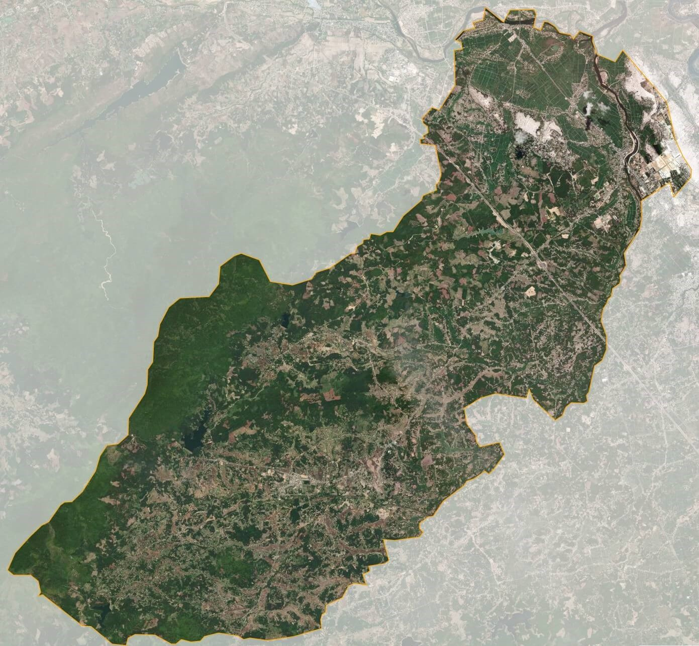 Bản đồ vệ tinh huyện Quế Sơn